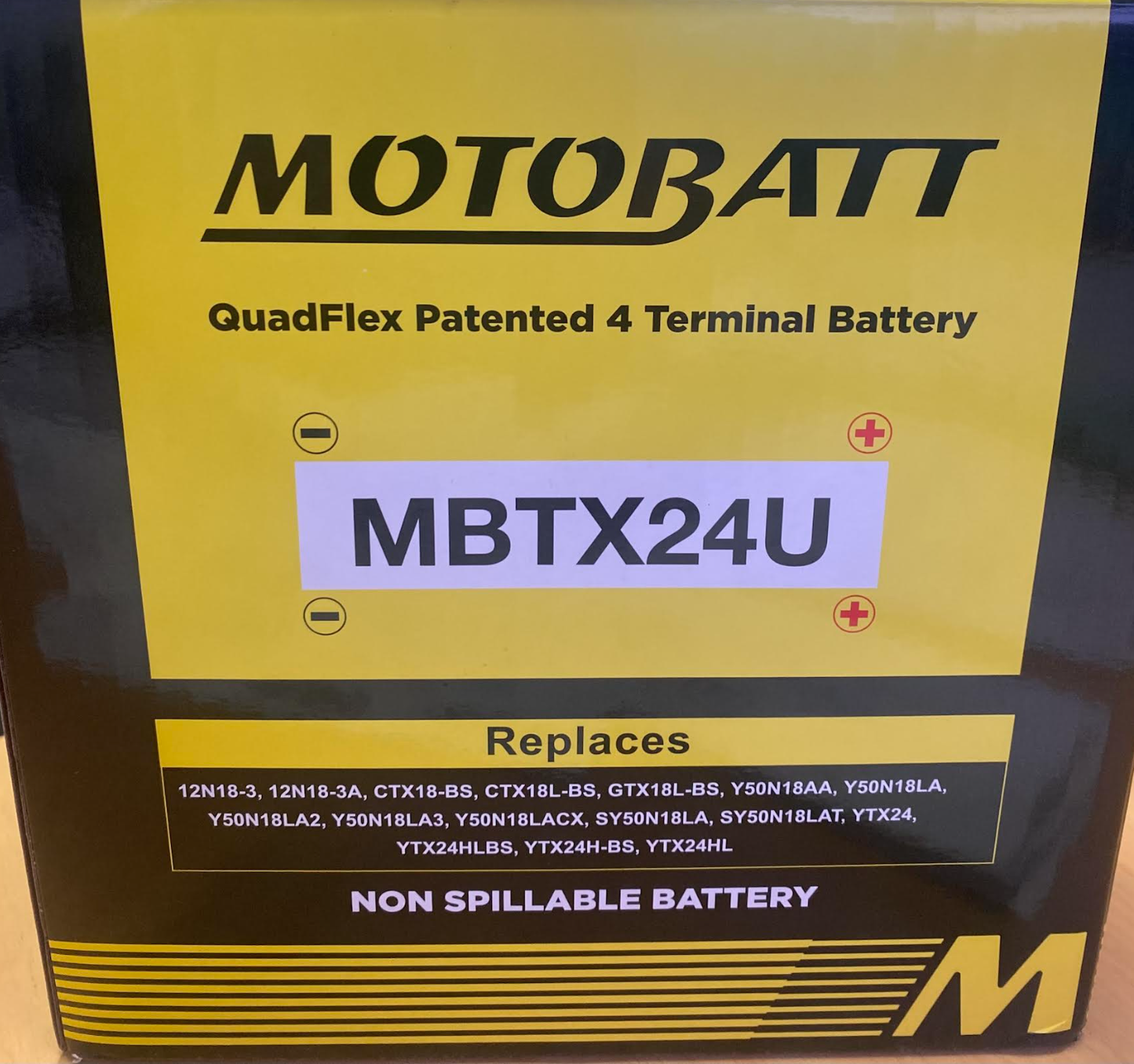 Motobatt MBTX24U Quadflex battery