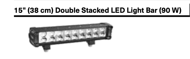 LED LIGHT BAR 15"