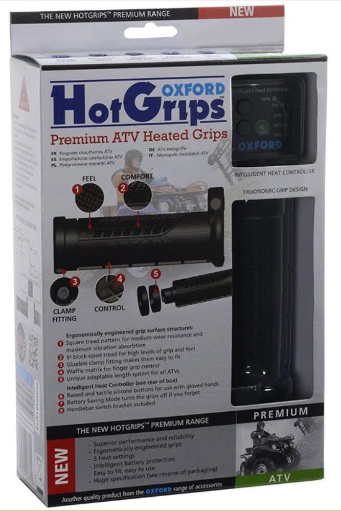 Oxford Hotgrips Premium ATV with V8 switch