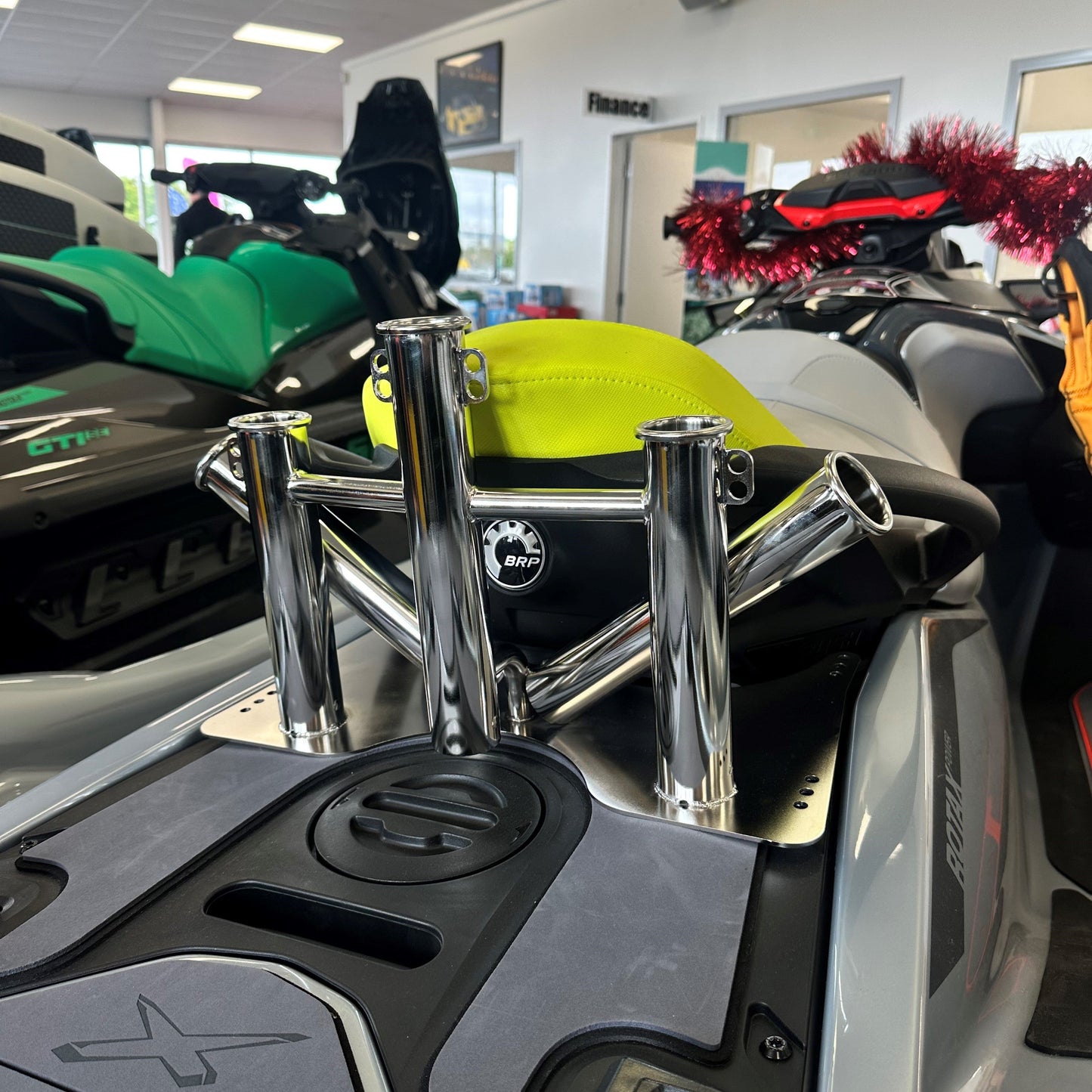 Stainless Steel 5 Post Rod Holder