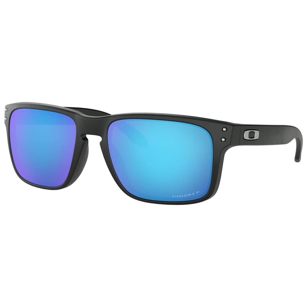 OAKLEY HOLBROOK MATTE BLACK W/ Prizm Sapphire Polarized