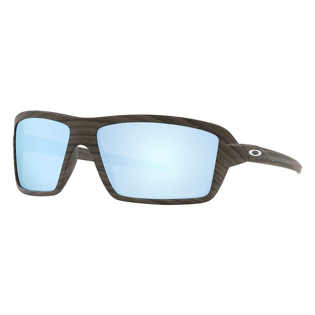 OAKLEY CABLES Woodgrain W/ Prizm Deep Water Polarized