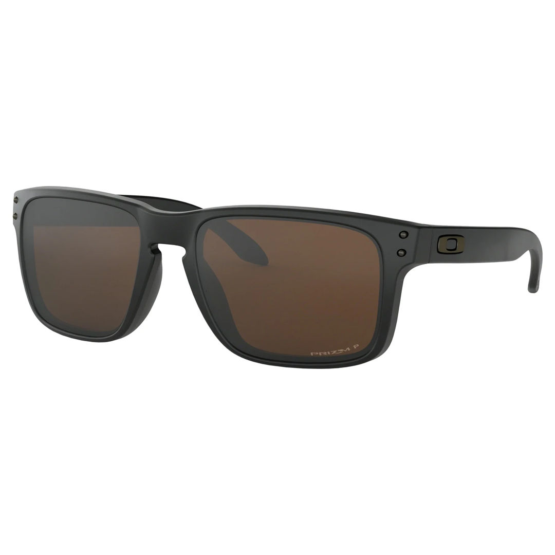OAKLEY HOLBROOK Matte Black W/ Prizm Tungsten Polarized