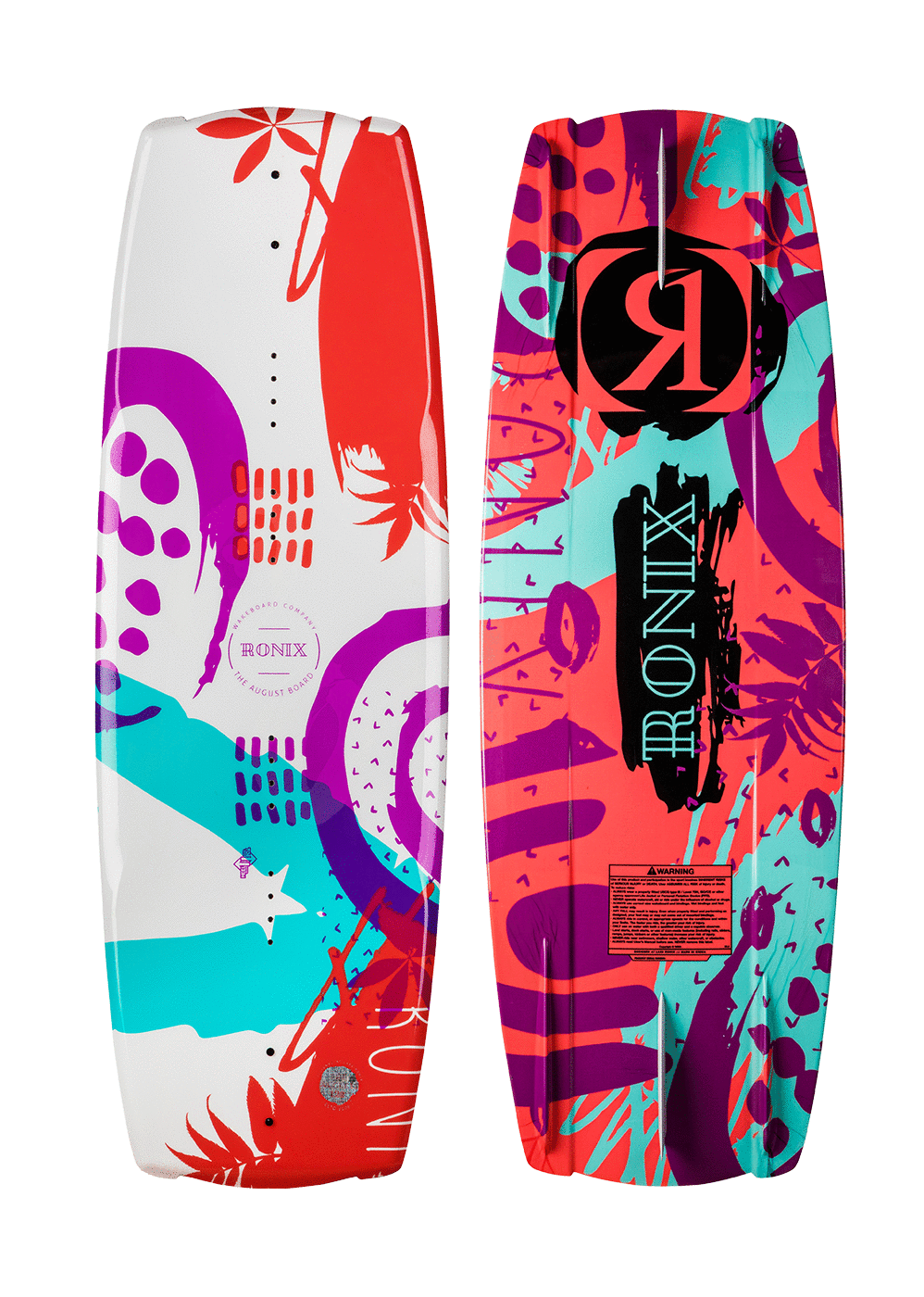 RONIX August Board (White / Purple / Coral / Blue)