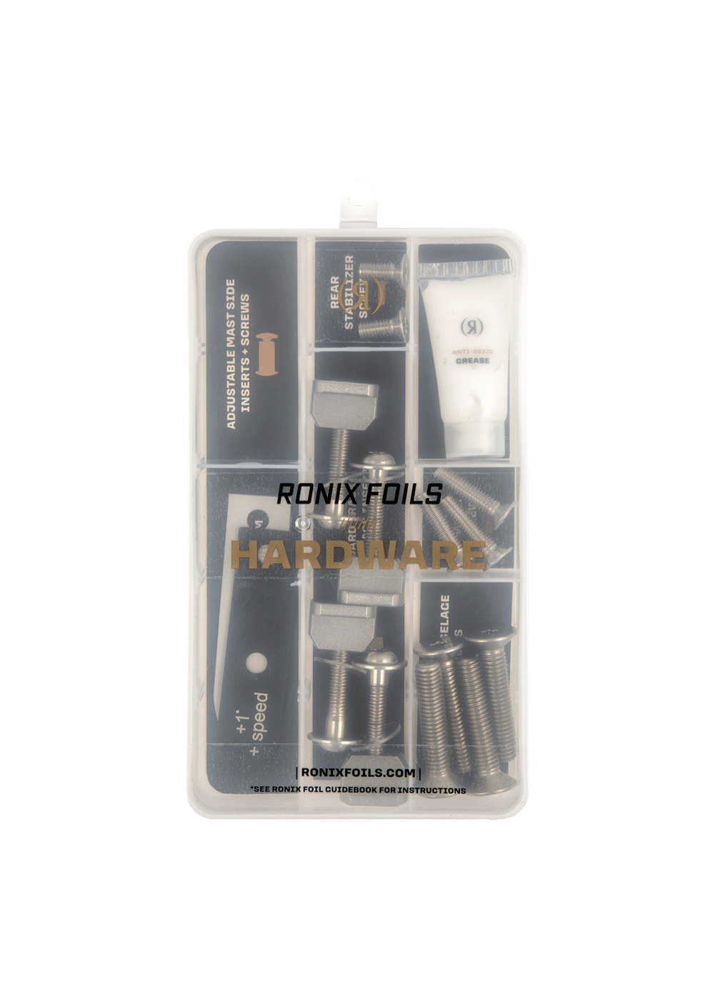 RONIX Complete Foil Kit Hardware With Case - Fluid 24/28in. Mast