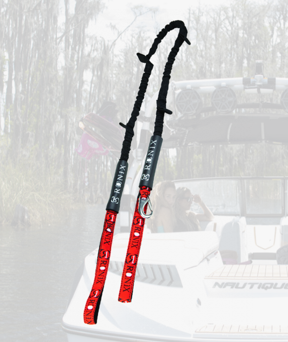 RONIX 6ft  ADJUSTABLE WEBBING BUNGEE BOAT DOCK TIE
