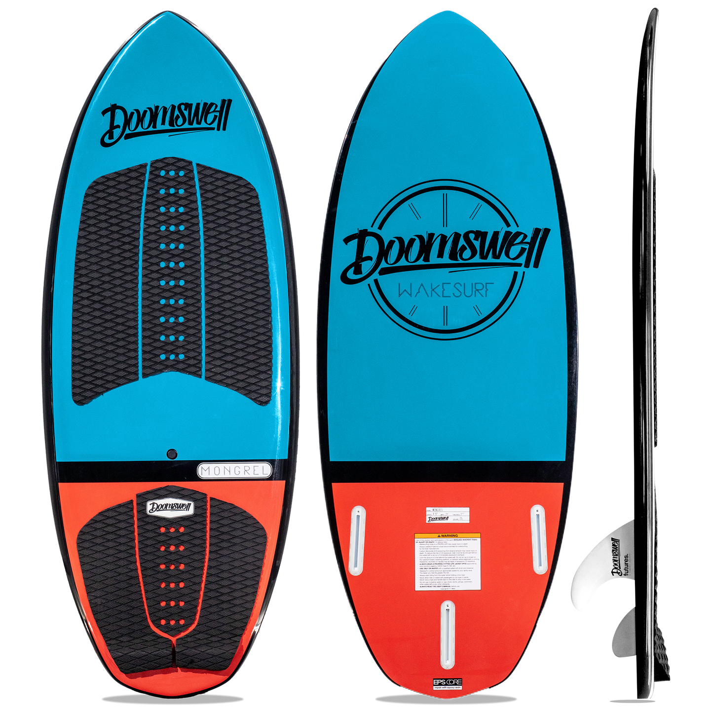 Doomswell Mongrel Hybrid Skim 4'4" 2022