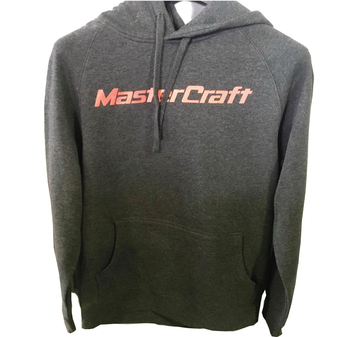 Mastercraft Hoodie {DARK GREY RED TXT}
