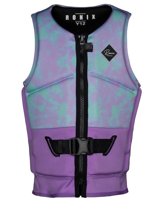 RONIX 2022 Prom Queen Teen L50S Vest (Purple/Blue Tie Dye) -