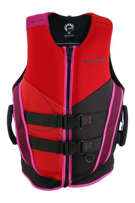 SeaDoo Pro Team Womans PFD L50 (Red/Pink)