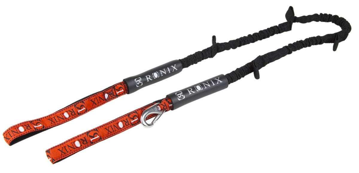 RONIX 2021 6ft Adjustable Webbing Bungee Boat Dock Tie (Black)