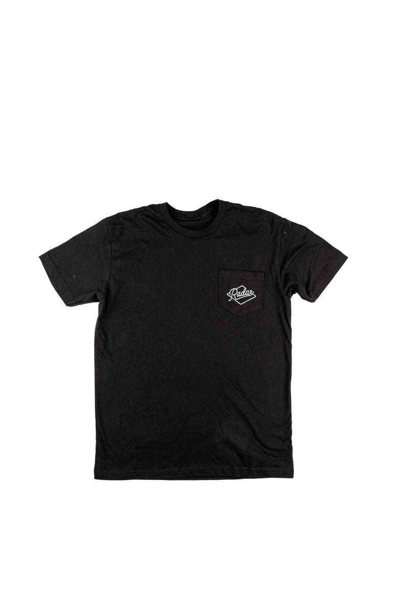 RADAR 2020 Branded Pocket T-Shirt (Black)