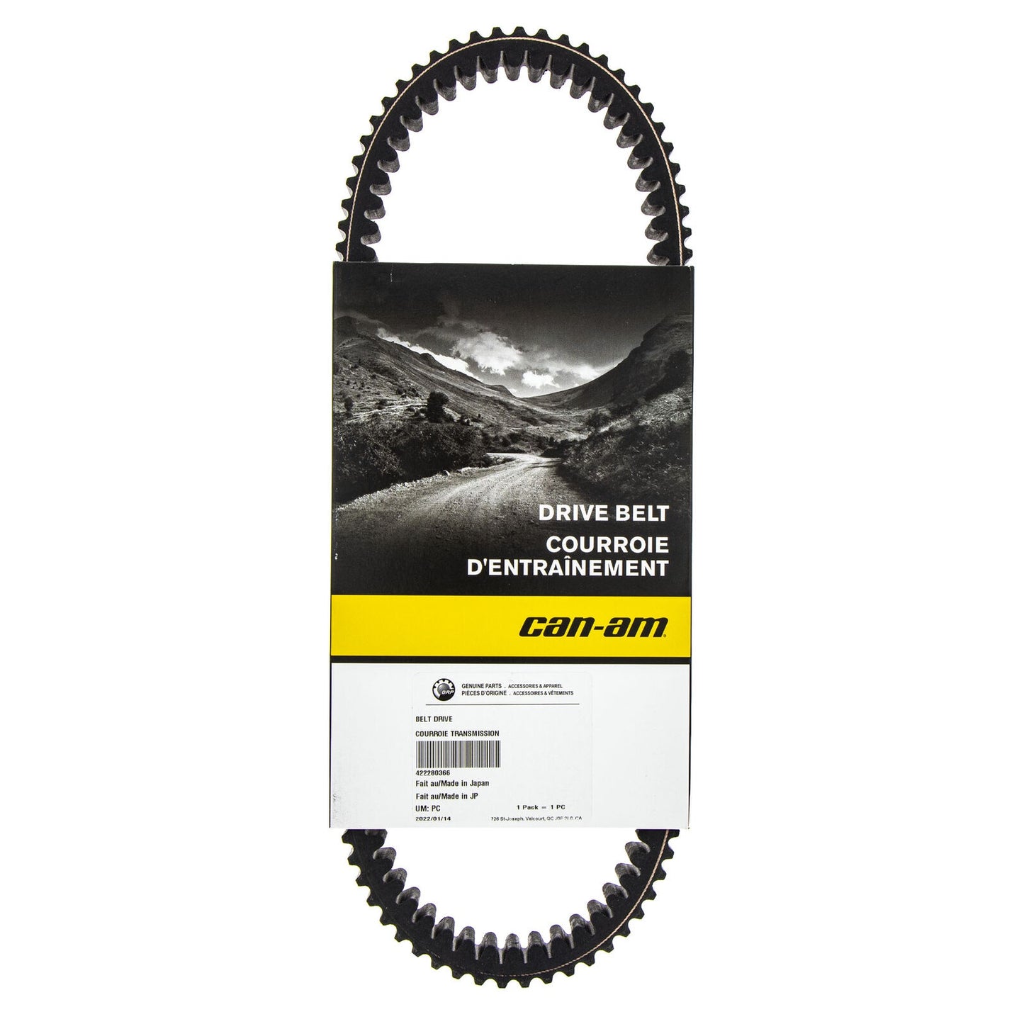 Can-Am Clutch Drive Belt - 422280366