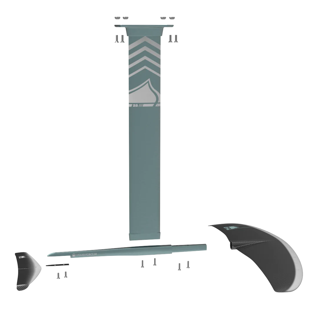 2023 Liquid Force Nebula Foil Board with Horizon Foil Set