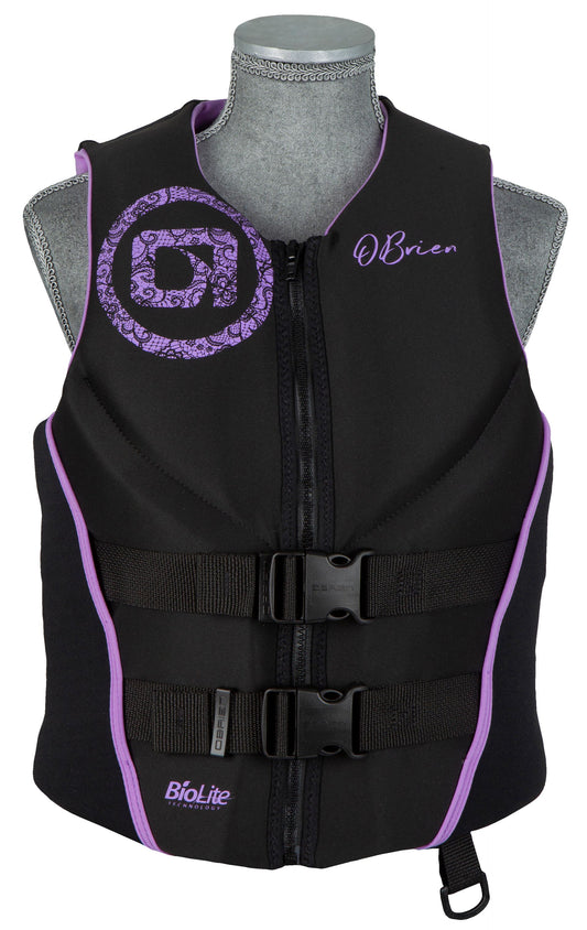 Obrien Women's Traditional Neoprene Vest - Purple