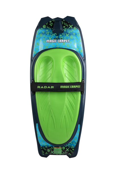RADAR Magic Carpet KneeBoard (Teal / Fluorescent Green)