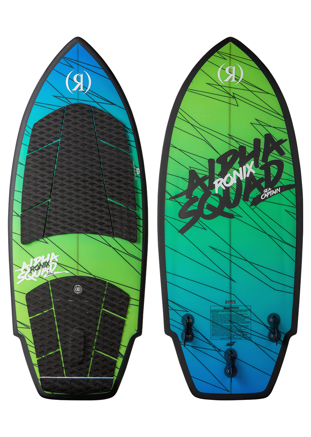 RONIX Standard Core - Alpha Squad - Sea Captain Kid's Surf (Blue / Green Fade)