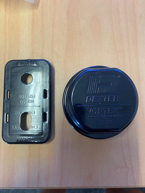 Mastercraft Axle Grease Cap Black 5 Lug Vortex