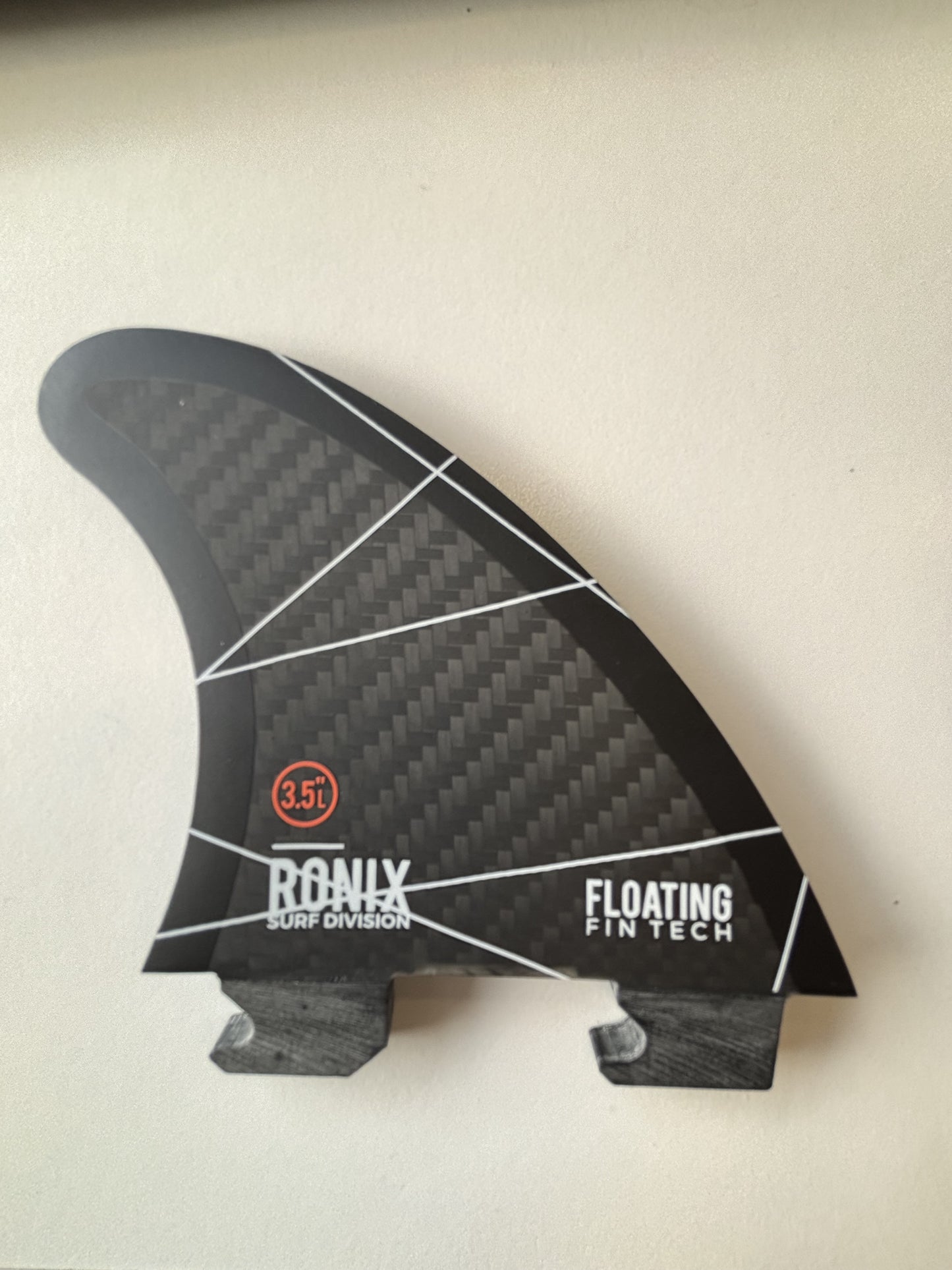 RONIX Floating Fin-S 2.0 Tool-Less Fiberglass (Charcoal)