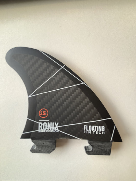 RONIX Floating Fin-S 2.0 Tool-Less Fiberglass (Charcoal)