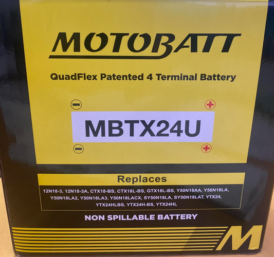 Motobatt MBTX24U Quadflex battery
