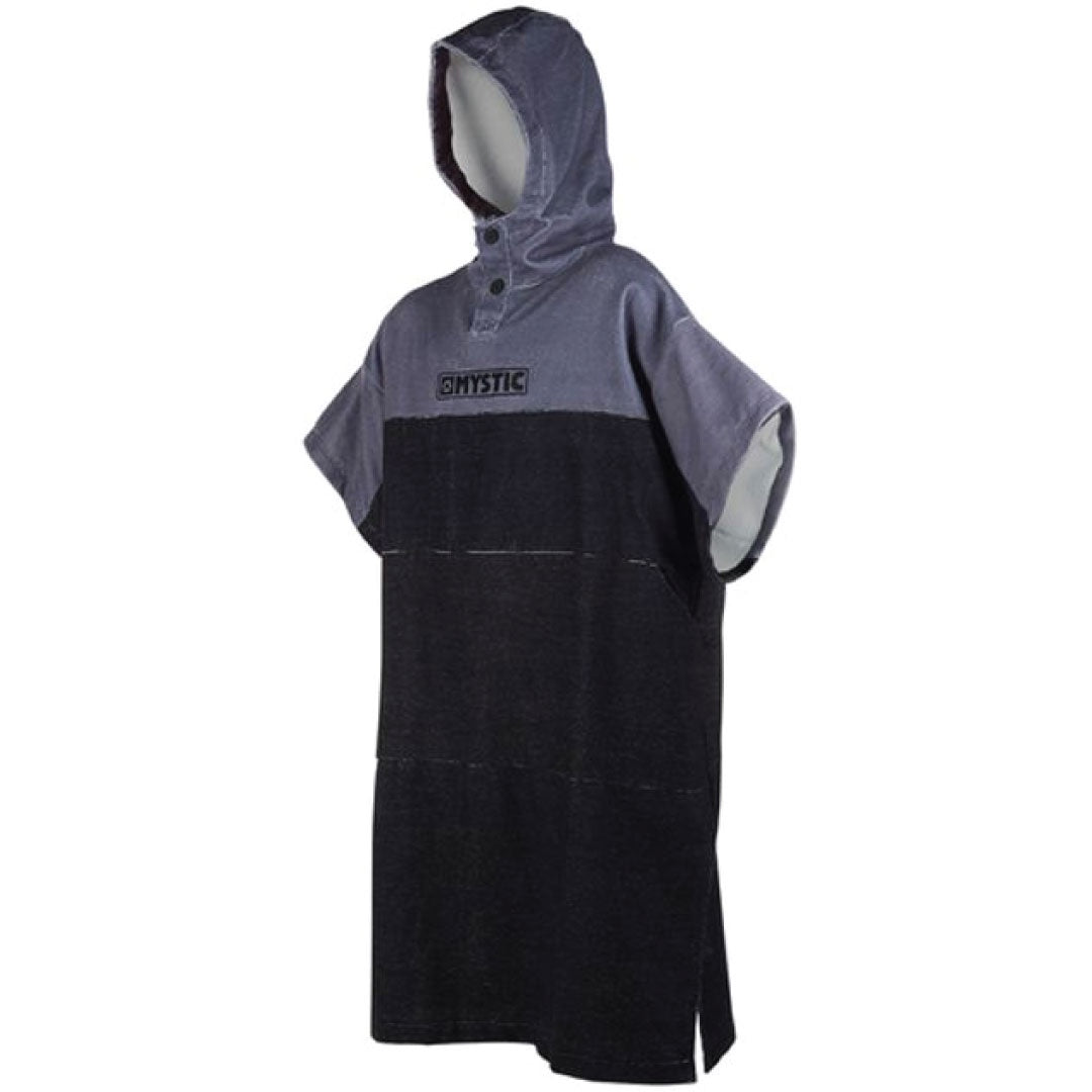 MYSTIC Poncho Black Grey
