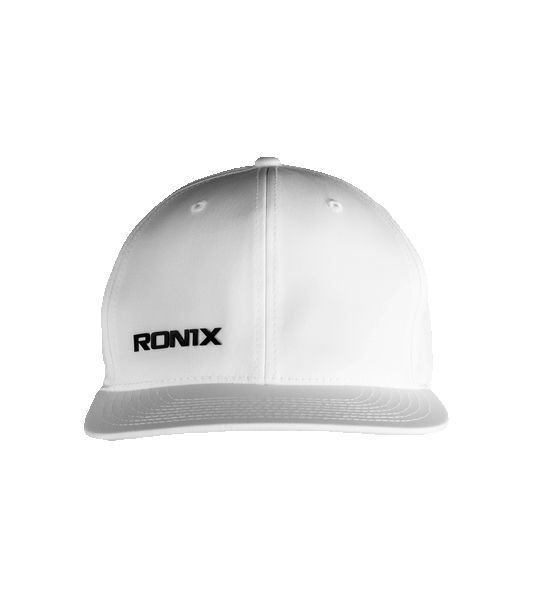 RONIX Tempest - 6 Panel Hat - Adjustable Snap Back (White)
