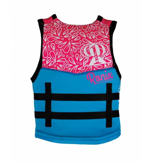 RONIX 2020 August Girl's CGA Life Vest (Pink/Blue) - Youth