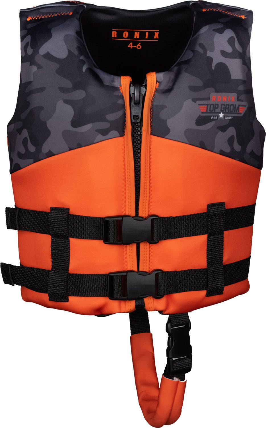 RONIX 2022 Top Grom L50S Vest (Orange/Black Camo)