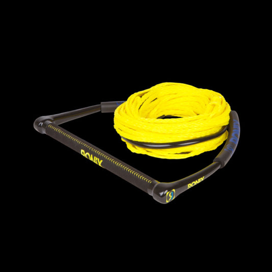 Ronix 2021 Kid's Combo - 14 in. Hide Grip w/55 ft. 4-Sect. PE Rope - Asst. Color